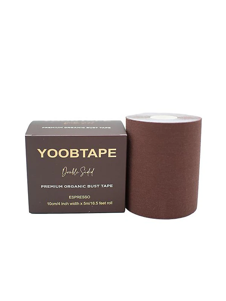 Espresso Stretch Cotton Double-Sided Bust Tape