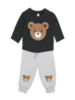 Baby's & Little Kid's Teddy Bear Joggers