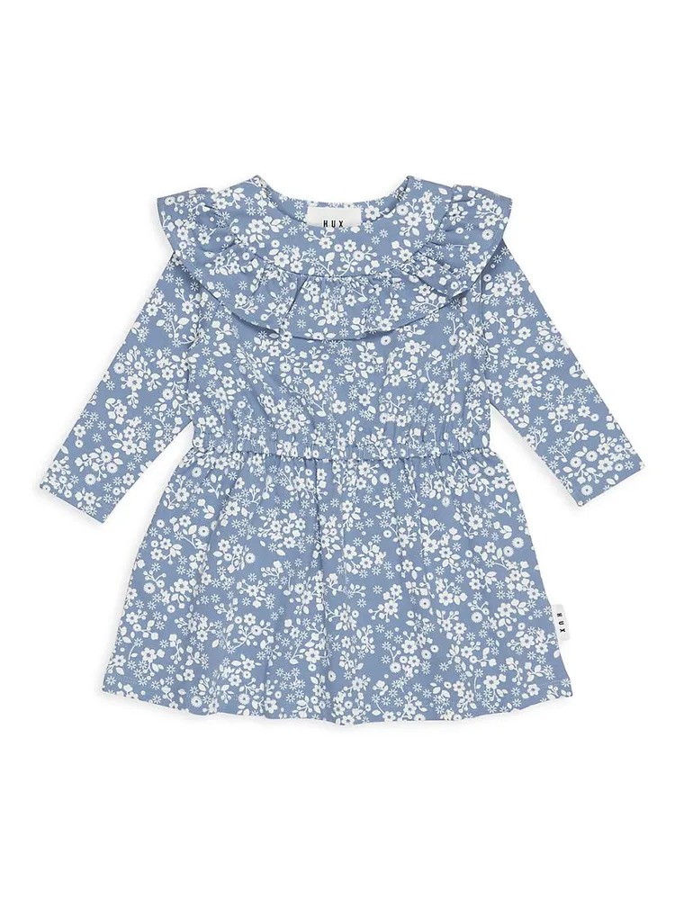 Baby Girl's ,Little & Floral Frill Dress