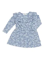 Baby Girl's ,Little & Floral Frill Dress