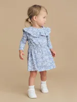 Baby Girl's ,Little & Floral Frill Dress