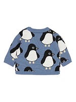 Baby's, Little Kid's & Kid's Penguin Intarsia Sweater