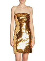 Lysa Strapless Sequin Minidress