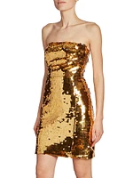 Lysa Strapless Sequin Minidress