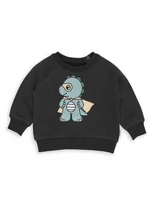 Baby Boy's,Little Boy's & Caped Dino Crewneck Sweatshirt