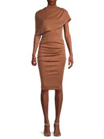 Elenor Capelet Sheath Dress