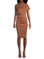 Elenor Capelet Sheath Dress