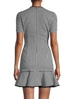 Melanie Houndstooth Minidress