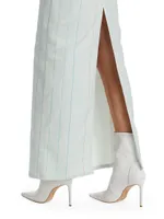 Fitted High-Waist Maxi Skirt