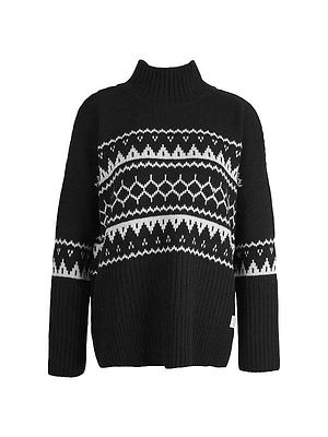 Pine Wool-Blend Fair-Isle Sweater