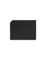 Tiny Cassandre Open Card Case in Shiny Leather
