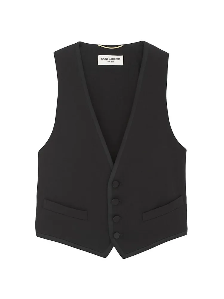 Short Tuxedo Vest Grain De Poudre