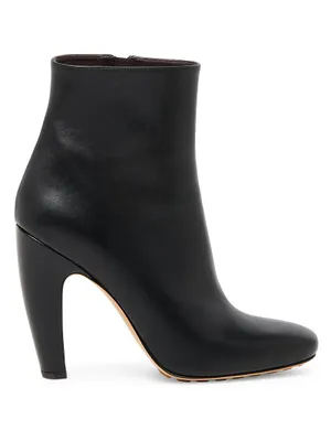Canalazzo 100MM Leather Ankle Booties
