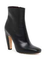 Canalazzo 100MM Leather Ankle Booties