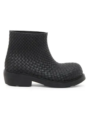 Pudding Woven Rubber Boots