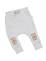 Baby's, Little Kid's & Kid's Gingerbread Bear Patch Joggers