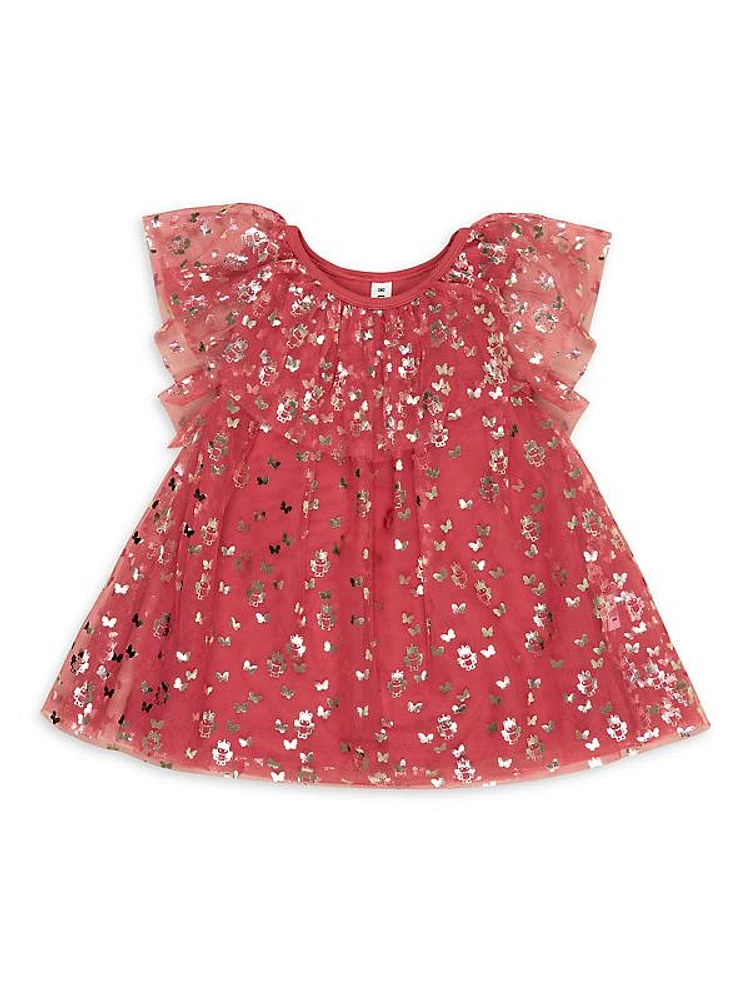 Baby Girl's, Little Girl's & Girl's Butterfly Tulle Dress
