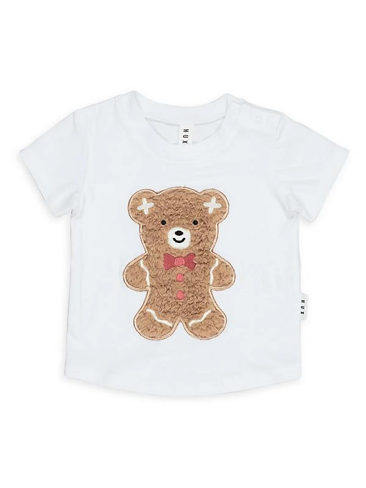 Baby's, Little Kid's & Kid's Faux Fur Gingerbread T-Shirt