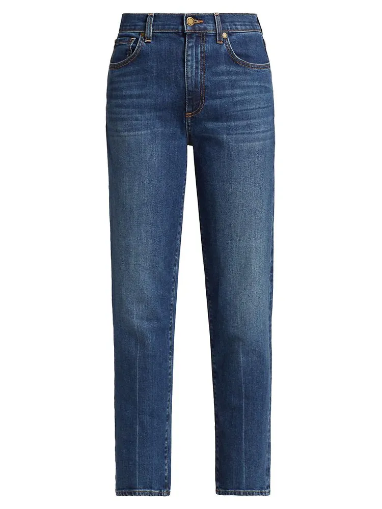 Brylie Crease-Front Jeans