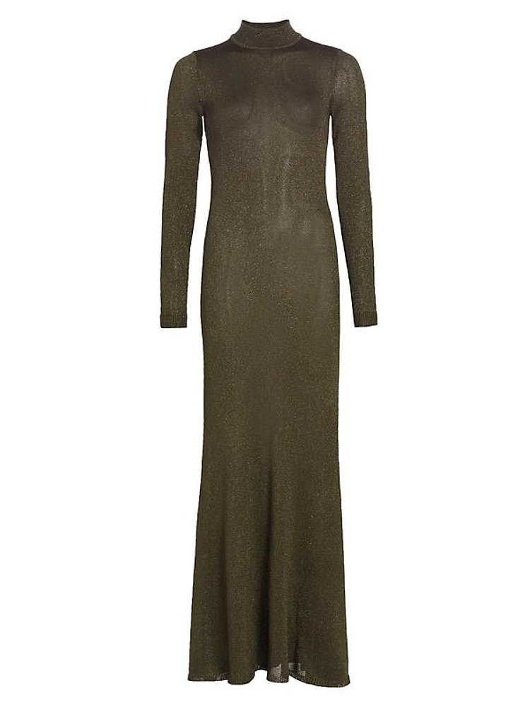 Goulding Metallic Maxi Dress