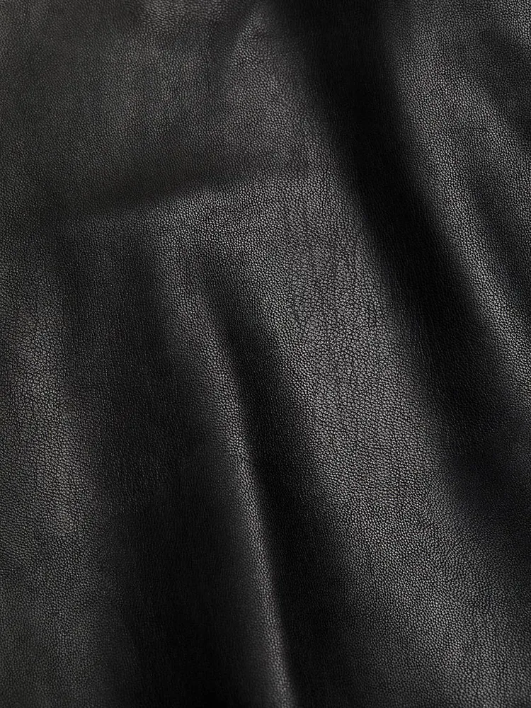 Faux Leather Tube Top
