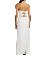 Endira Crystal-Embellished Gown