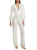 Presly Bridal Sequin Jumpsuit