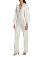 Presly Bridal Sequin Jumpsuit