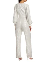 Presly Bridal Sequin Jumpsuit