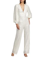 Presly Bridal Sequin Jumpsuit