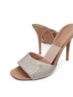 Nite-Out Slide Sandals With Crystals