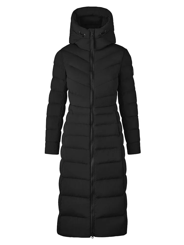 Clair Quilted Nylon Long Coat