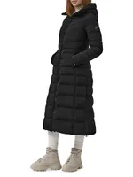 Clair Quilted Nylon Long Coat