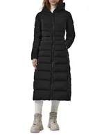 Clair Quilted Nylon Long Coat