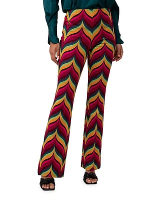 Jacoba Chevron Jacquard Pants