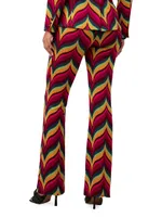 Jacoba Chevron Jacquard Pants