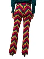 Jacoba Chevron Jacquard Pants