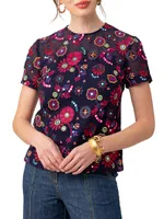 Rochelle Embroidered Floral Top