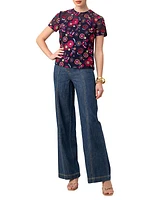 Rochelle Embroidered Floral Top