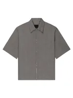 Boxy Fit Zipped Shirt 4G Jacquard