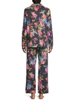 Floral Cotton-Blend Pajama Set