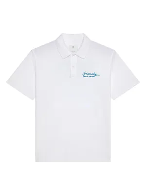 Polo Shirt Cotton With Logo