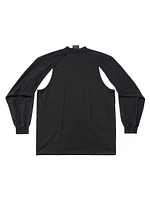 Outside Loop Patched Raglan Sleeves T-Shirt