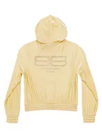 BB Paris Strass Zip-up Hoodie Fitted