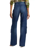 Cay Baggy Denim Cargo Jeans