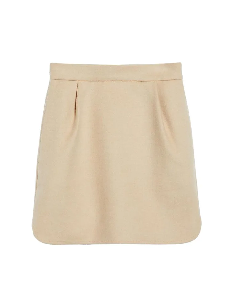 Bobbio Wool Miniskirt