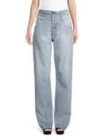 Double Waist Five-Pocket Jeans