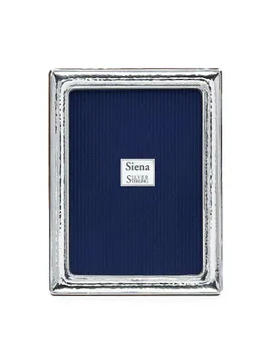 Siena Sterling Silver Classic Hammered Frame