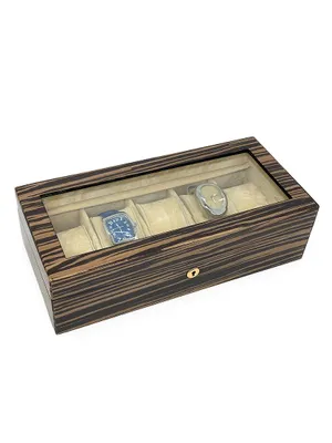 Wood 5-Watch Box