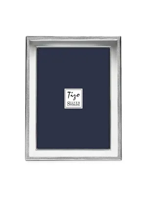 Luxe Mesh Border 935 Sterling Silver Frame